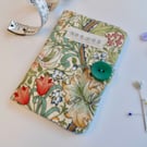 Sewing needle case in Golden Lily fabric