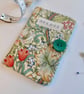 Sewing needle case in Golden Lily fabric