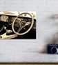 Classic Vintage Jaguar Car Interior Photograph Print - Image 4