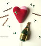 Heart cake topper - Handmade wedding favours - Goody bag fillers  - Image 2