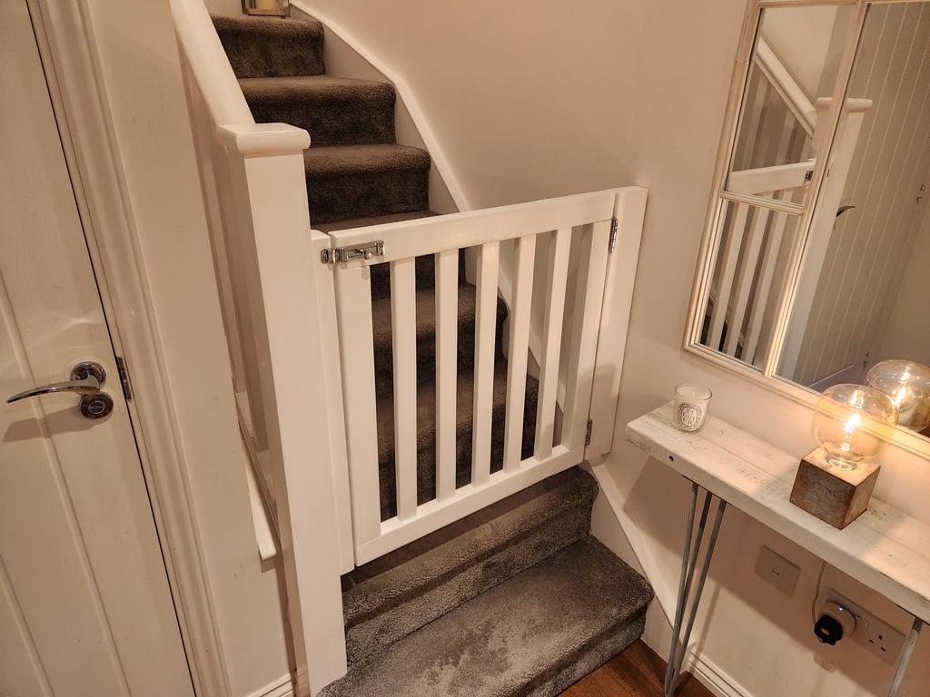 Custom Wooden Stair Gate