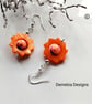 Mother of Pearl & Polymer Clay Earrings  - Image 4