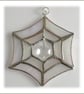 Web Suncatcher and Crystal Raindrop Stained Glass Handmade British  - Image 2