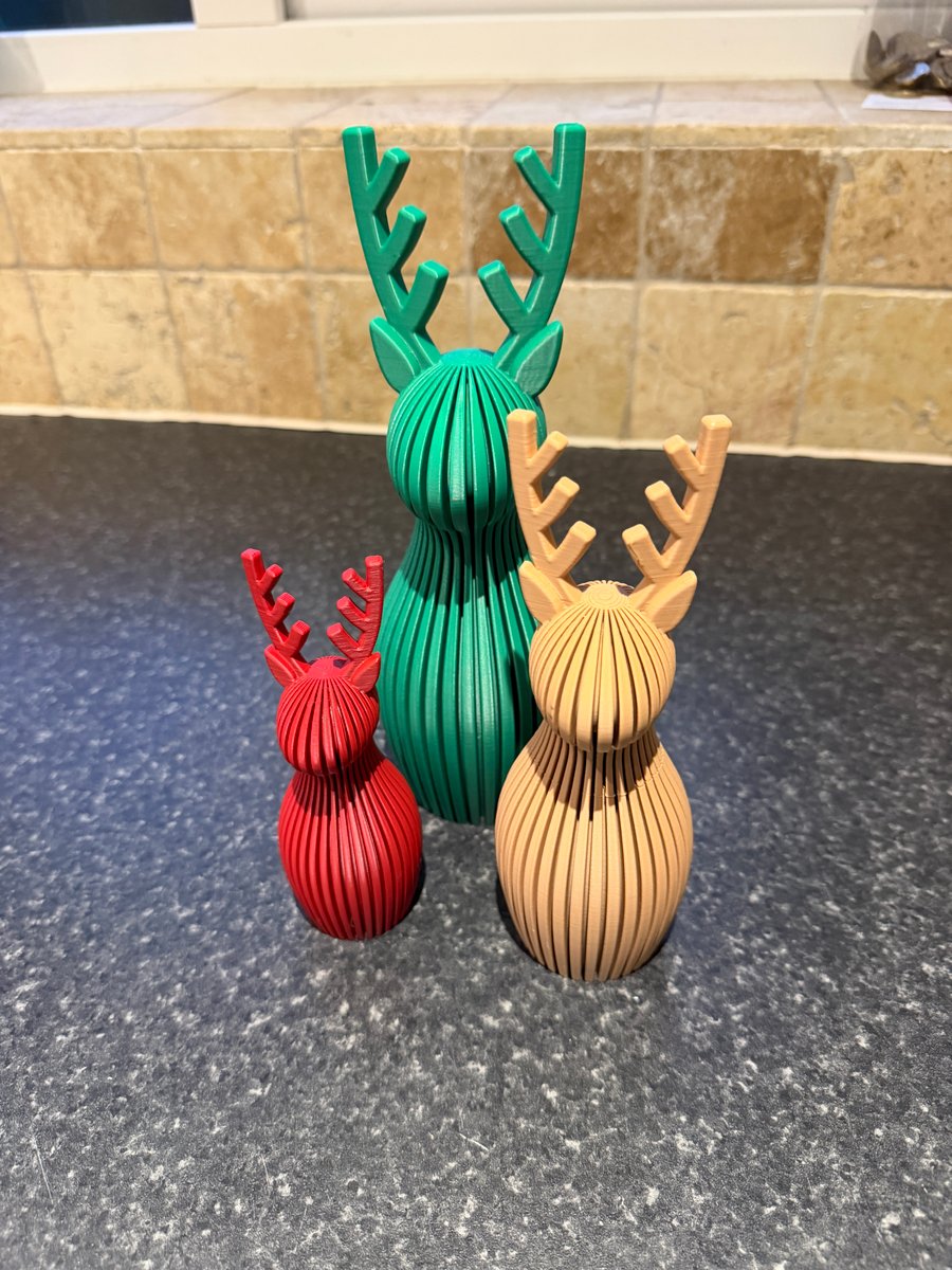 3D Printed Christmas's Reindeer