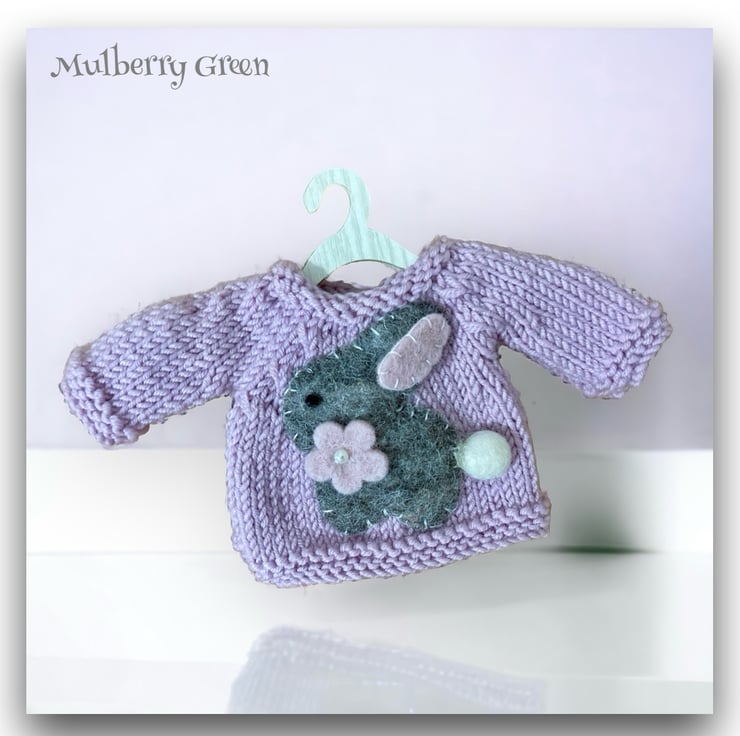 FERN BUNNY ORGANIC KNITTED  JUMPER