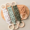 Macrame Tea Towel Holder, Boho Kitchen accessories 