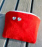 Red Velvet Christmas Purse 
