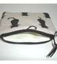 Black Cat Zipped Coin Credit Card Size Purse Cats - Image 3