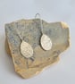 Pebble Drop Earrings, Recycled Sterling Silver Threader Earrings - Image 8