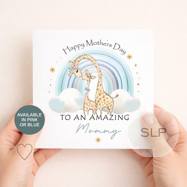 Personalised 1st Mother's Day Card First Mother's Day as My Mummy Custom Baby