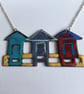Hand Enamelled Wells-next-the-Sea Beach Huts - Image 5