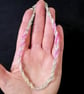 Silver Chainmaille Chain And Pastel Rainbow Crystal Twist 17-19 Inch - Image 5