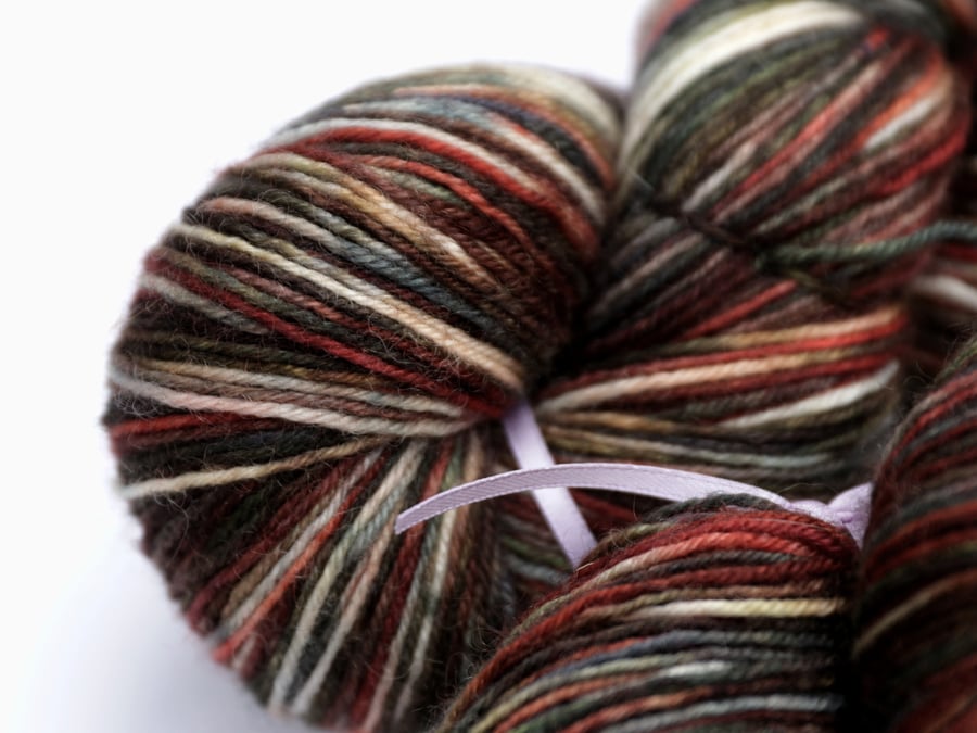 SALE: Trying to Snow - Superwash Bluefaced Leicester 4 ply yarn
