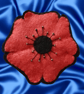 Handmade Felt Poppy Brooch