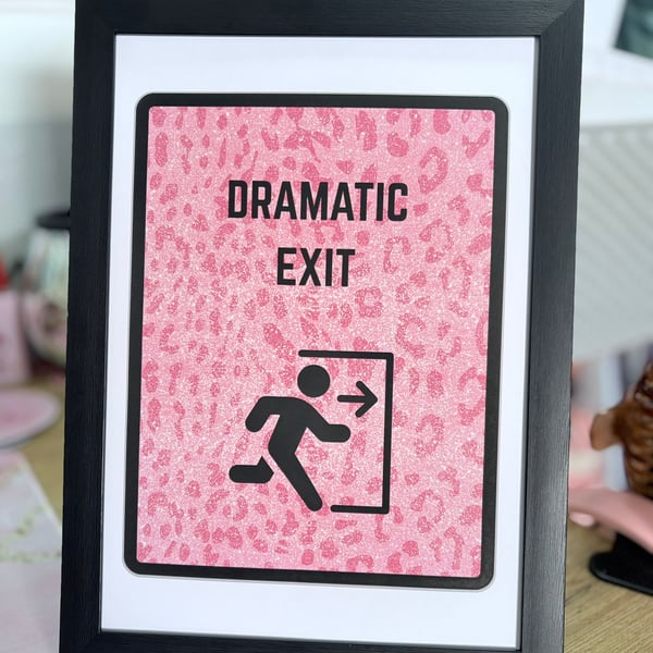 A4 Framed Funny Quote
