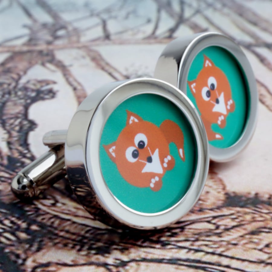 Woodland Fox Cufflinks