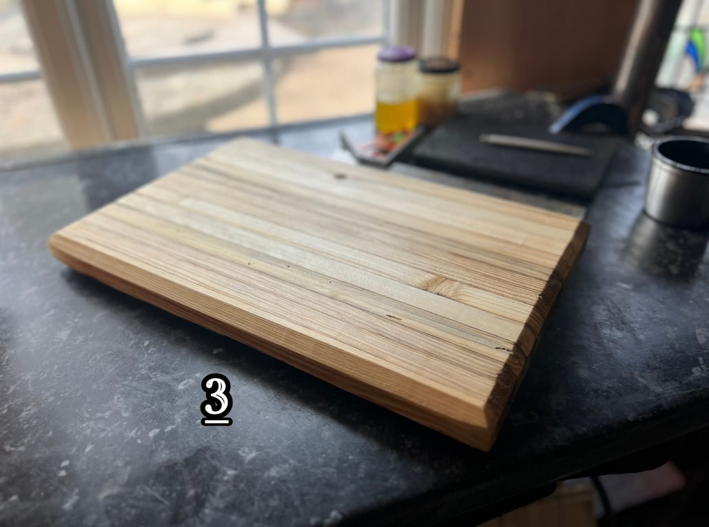 Handmade chunky chopping board 