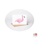 Flamingo Birthday Card, A6 Birthday Card, Cute Animal Birthday Card