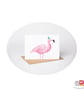 Flamingo Birthday Card, A6 Birthday Card, Cute Animal Birthday Card