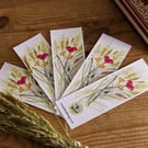 5 ‘May Field’ bookmarks