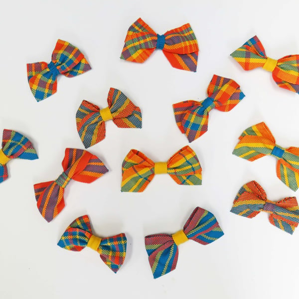 Colourful Bow Clips