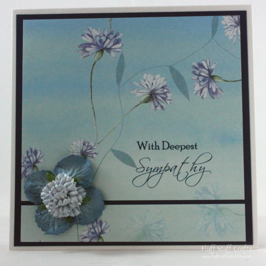 Floral Sympathy card
