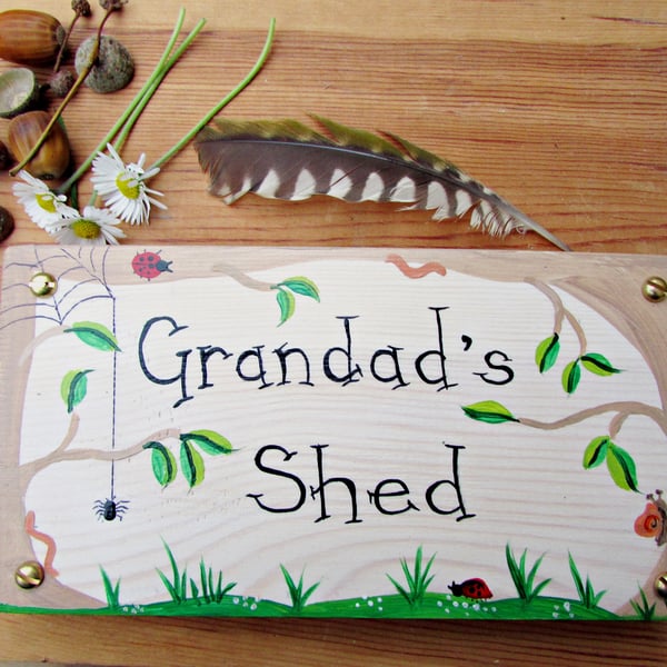 Grandad's Shed Plaque
