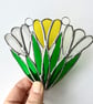 Stained Glass Crocus Suncatcher  - Handmade Decoration - Image 3