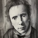 Johnny punk art portrait print
