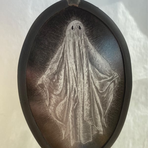 Ghost sun catcher - vintage style art