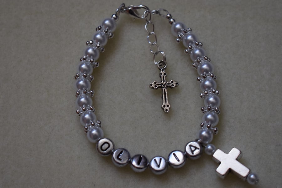 1st Holy Communion Personalised Bracelet in Gift Box