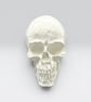 Tiny Stonecast White Skull - Macabre Halloween Decoration Suitable for Painting - Image 8