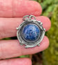 Sterling silver and lapis lazuli vortex pendant  - Image 2