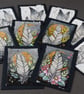 floaty feather - original aceo illustration - Image 8