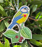 Ceramic bluetit decoration - Image 4