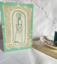 Regency Card Regency Lady Jane Austen Blank Card Display Art Emma 