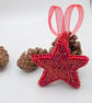 Red star bead embroidery decoration  - Image 7