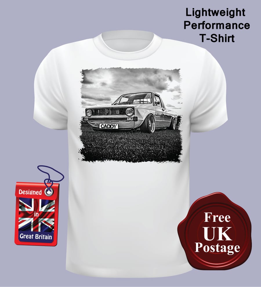 VW Caddy MK1 T Shirt, Mens T Shirt, Choose Your Size