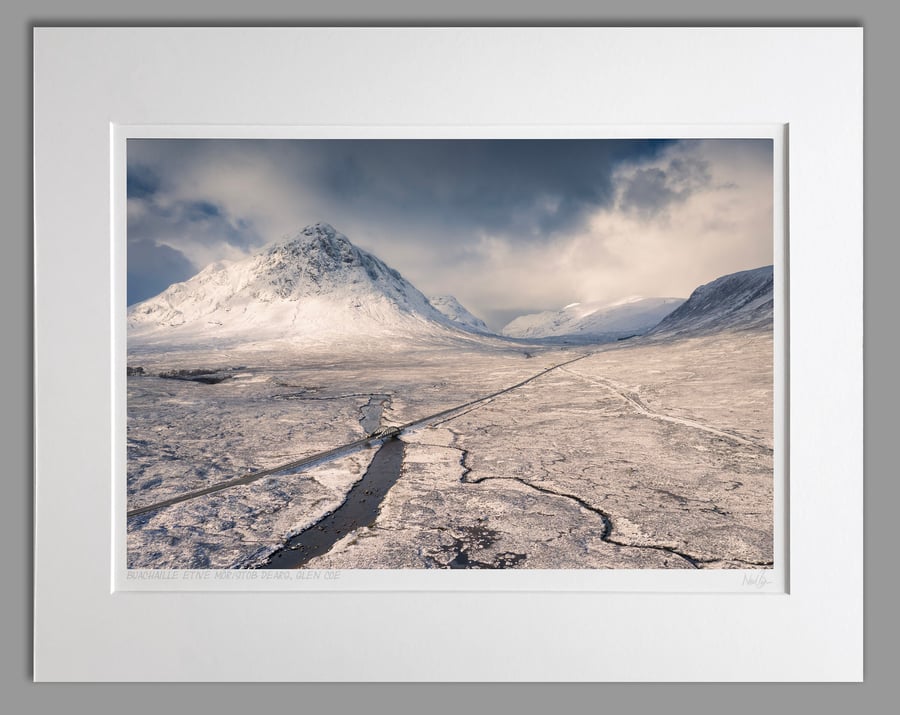 Buachaille Etive Mor-Stob Dearg Glen Coe - A3 (50x40cm) Unframed Print