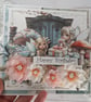 Handmade Fairy Birthday Card with Pop Up Inside (129) 3D Floral Card - 14x14cm. - Image 6