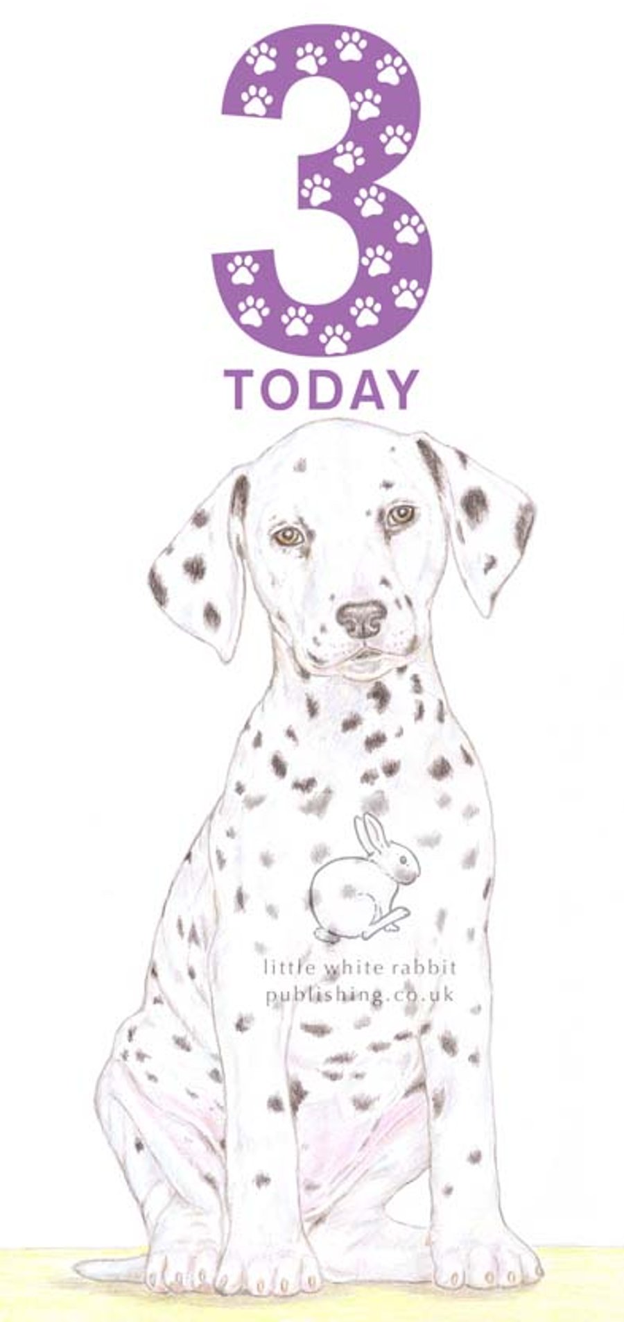 Dot the Dalmatian - 3 Today Card
