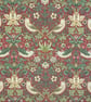 William Morris Water Resistant Tablecloth. Strawberry Thief. Navy.  Round 145cm - Image 5