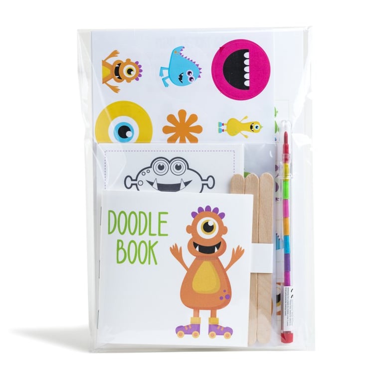 Monster Party Favour Activity Bundles - pack of 6