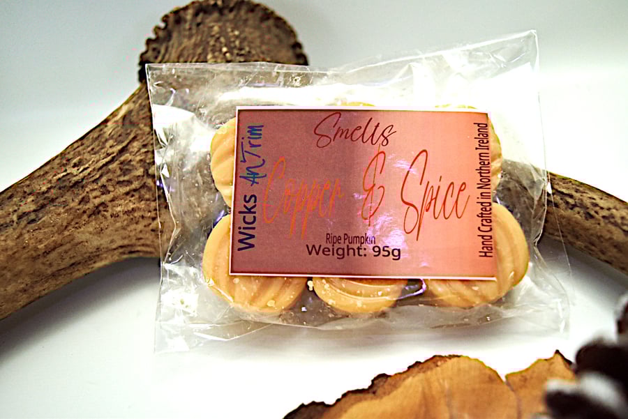 Copper & Spice Highly Scented Hand Crafted Soy Wax Smelts