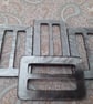 2 & 12" (63mm ) VINTAGE GREY Slide Buckle - Image 4
