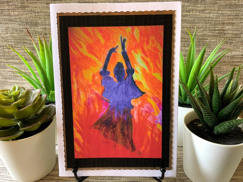   Gypsy Passion Art Greeting Card 