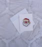 Handmade Father Christmas Face Festive Greeting Card with Envelope - Image 3