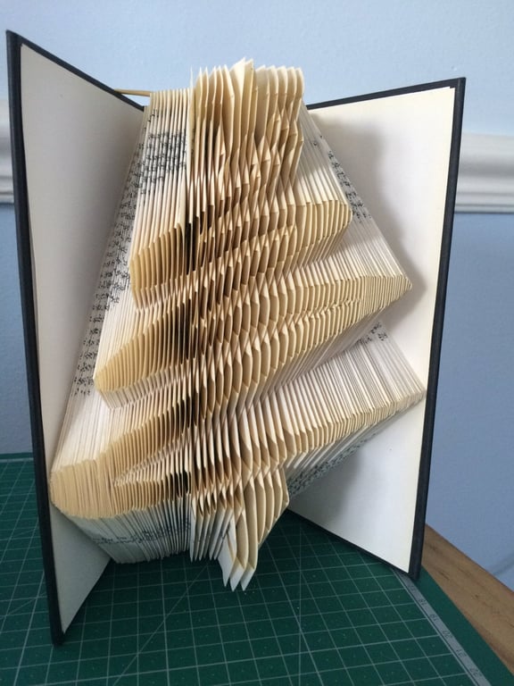 Modern Christmas Tree MMF Book folding Pattern - EMAILED PDF PATTERN