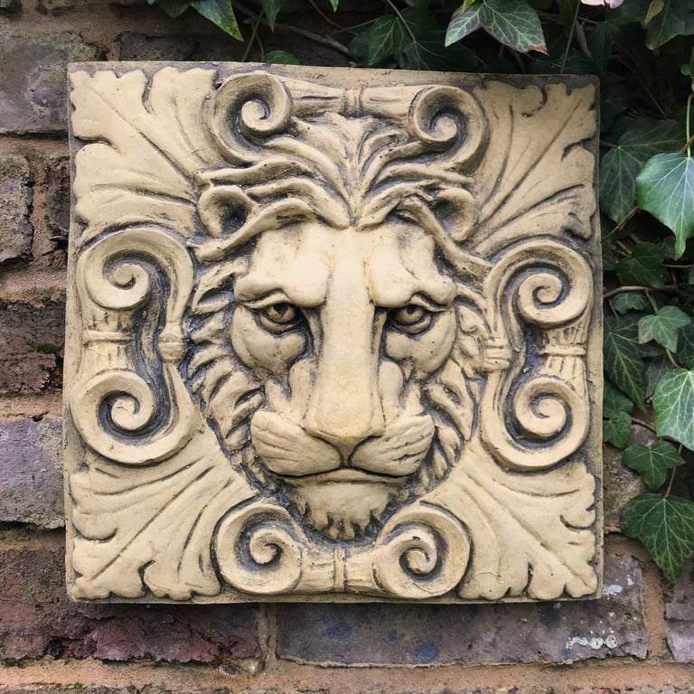 Roman Lion Plaque 