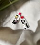 Animal Print Geometric Rectangle Statement Earrings - Image 5